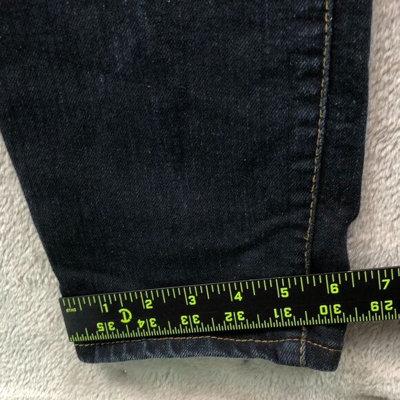 Impression Womens Embroidered Jeans Size 21 Blue Denim Angel Wings Casual Y2K - Picture 7 of 15